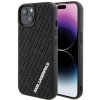 Karl Lagerfeld 3D Rubber kryt na iPhone 15, čierny