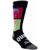 ponožky QUEEN - SILHOUETTE MULTI COLOR PORTRAITS - BLACK - PERRI´S SOCKS - QUC101-001