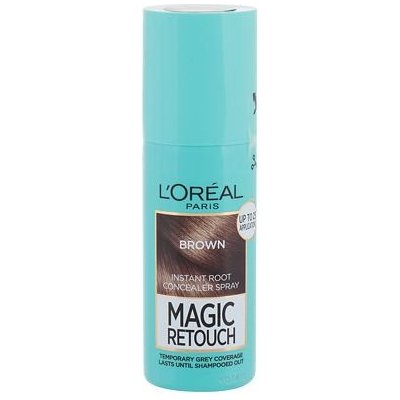 L'Oréal Paris Magic Retouch Instant Root Concealer Spray sprej pro zakrytí odrostů 75 ml odstín Brown pro ženy