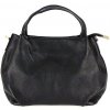 Mondo Italia Dámska kožená kabelka 784 čierna Čierna