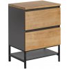 CMD Skrinka do kúpeľne MONAKO GREY OAK 820 D Sivá diamantová/doska dub laminát 60 cm x 82 cm x 46 cm