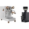 Lelit MaraX3 PL62X3, white + Eureka Mignon Zero 55s, BL black