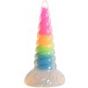 XR Brands dildo UniGlow - Glow-in-the-Dark Rainbow