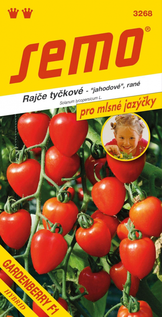 Paradajka tyč. jahodové - Gardenberry F1 10s - séria JAZÝČKY