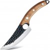 IZMAEL Kuchynský sekací nôž Okajama Hnedá/Bez puzdra 14.6 cm