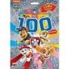 100 samolepiek s maľovankovými listami Labková patrola