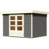KARIBU HOLZTECHNIK Drevený domček KARIBU ASKOLA 5 (9142) terragrau LG3193