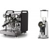 Rocket Espresso Mozzafiato FAST R, black + Eureka Helios 75, chrome