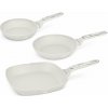 Sada panvíc s titánovým povrchom 3 ks Sahara Marble Collection BH-8399
