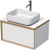 Koupelnová skříňka pod umyvadlo Naturel Oxo Multi 70x39x50 cm bílá mat OXOMULTI70KD