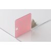 Akrylová doska saténová - Bledo ružová hrúbka 3 mm - 500x300 mm (Bledo ružový saténový Akrylový Plát - 500x300x3)