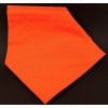Jednofarebné bavlnené šatky - viac farieb - rozmer 65 cm x 65 cm oranžová