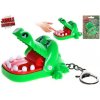 Prívesok na kľúče Mikrotrading Jungle Expedition hra krokodýl 7 cm na kartě