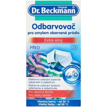 Dr. Beckmann odfarbovač na omylom zafarbenů bielizeň 75 GR od 2,99 € -  Heureka.sk