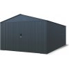 Riwall PRO RMCG 20x10 Anthracite kovová garáž 3 x 6 m se sedlovou střechou Antracit