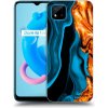 Picasee silikónový prehľadný obal pre Realme C11 (2021) - Gold blue