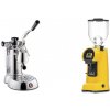 La Pavoni Stradivari Professional Lusso + Eureka Helios 65, yellow