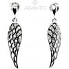 BENETO AGUP2360 - Strieborné visiace náušnice anjelské krídlo