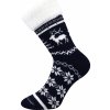 Ponožky termo unisex Boma Norway - navy-biele, 39-42
