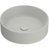 Catalano Zero umývadlo 45x45 cm okrúhly pultové umývadlo sivá/kamenná 0123450023