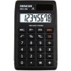 Sencor Kalkulačka SEC 250, čierna, stolová, osemmiestna, veľký displej