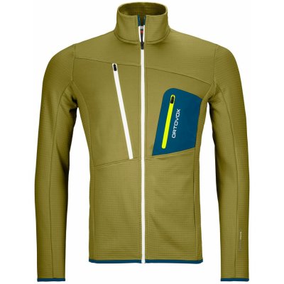 Ortovox Fleece Grid Jacket světle zelená