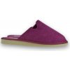 Dámske tmavoružové papuče zo 100% vlny MAJA