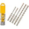 DeWALT Príslušenstvo - 5-dielna súprava vrtákov SDS-Plus do muriva DT60301