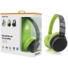 Bluetooth sluchátka ALIGATOR AH02, FM, SD karta, černo/zelená