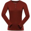Alpine Pro Olena Dámske tričko s dlhým rukávom LTSB089 merlot XS