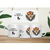 Hrneček čumáček porcelán Veverka 330 ml