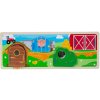 Bigjigs Toys Senzorické puzzle farma