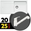 BLANCO SET 12-B 25 ZIA XL 6 S + DARAS-S biela