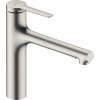 Hansgrohe Zesis M33 - Páková kuchynská batéria 160, vyťahovacia sprška, 2jet, vzhľad nerezu 74822800