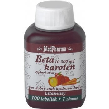 MedPharma Beta karoten 10.000 m.j.Pantenol PABA 107 kapsúl