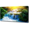 Foto obraz na plátne Vodopád Krka 100x50 cm