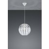 TRIO Reality R30473001 Pumpkin závesné svietidlo 1xE27 biela
