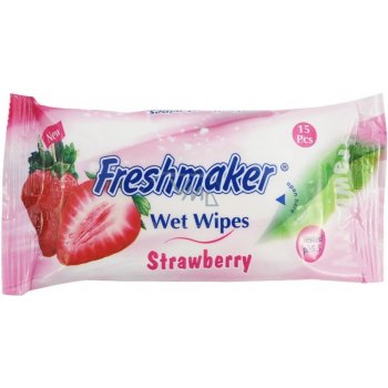 Freshmaker Wet Wipes Fruit kozmetické vlhčené obrúsky 15 ks od 0,35 € -  Heureka.sk