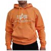 Alpha Industries Basic Hoody pánska mikina Tangerine Farba: oranžová, Veľkosť: 3XL