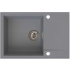 Sink Quality Sink55, kuchynský granitový drez 680x460x215 mm, šedá, SKQ-SINK.D.1KDO