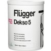 FLÜGGER DEKSO 5 - Umývateľná interiérová farba so schopnosťou odpudzovať nečistoty biela, 0,7 L