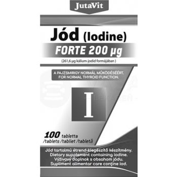 JutaVit Jód Forte 200 μg 100 tabliet