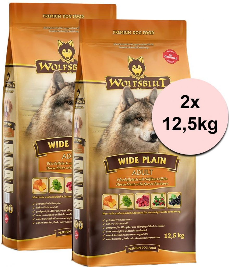 Wolfsblut Wide Plain Adult 2 x 12,5 kg