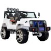 LEAN CARS ELEKTRICKÉ AUTÍČKO - JEEP S2388 - NELAKOVANÉ BIELE - 4x45W MOTOR - 12V10Ah BATÉRIA - 2024