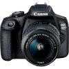 Canon EOS 2000D Kit 18-55 mm DC III digitálna zrkadlovka #####EF-S 18-55 mm IS III 24.1 Megapixel čierna optický hľadáčik, so vstavaným bleskom, WiFi, Full HD; 2728C002