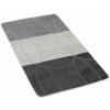 Kvalitex Kúpeľňová rohožka geometria sivá