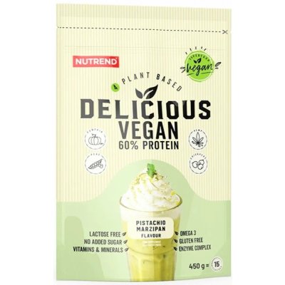 Nutrend Delicious Vegan Protein 450 g latte macchiato