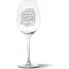 Sablio Pohár na víno Než sa vzdáš, mysli na to, prečo si začal: 49 cl