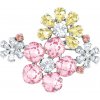 Preciosa Kvetinová brošňa s krištáľom Preciosa Florita Bloom Pop 2649 70