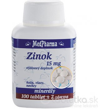 MedPharma Zinok 15 mg 107 tabliet od 2,95 € - Heureka.sk